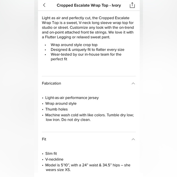 ALO Yoga White Escalate Wrap Top - Picture 3 of 15